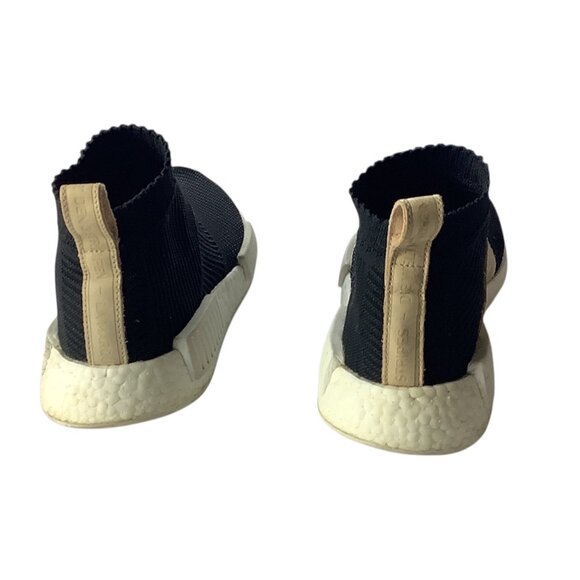 Adidas NMD CS1 Primeknit Shoes 6 Black Beige Slip On Boost Sole Women's - Picture 2 of 16
